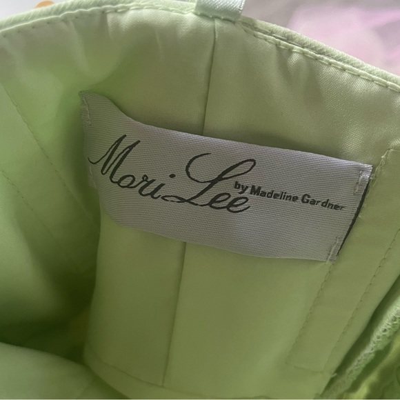 Mori Lee by Madeline Gardner Strapless Sequin Tulle Mini Formal Dress - Picture 6 of 8